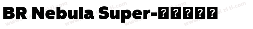 BR Nebula Super字体转换
